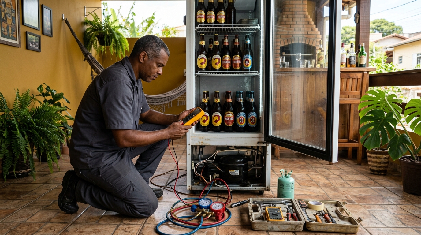 Conserto de placa eletrônica de cervejeira em Ribeirão Preto‑SP