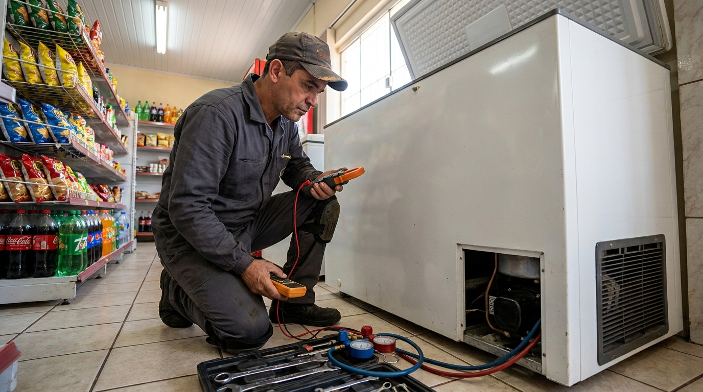 Conserto de placa eletrônica de freezer em Ribeirão Preto‑SP